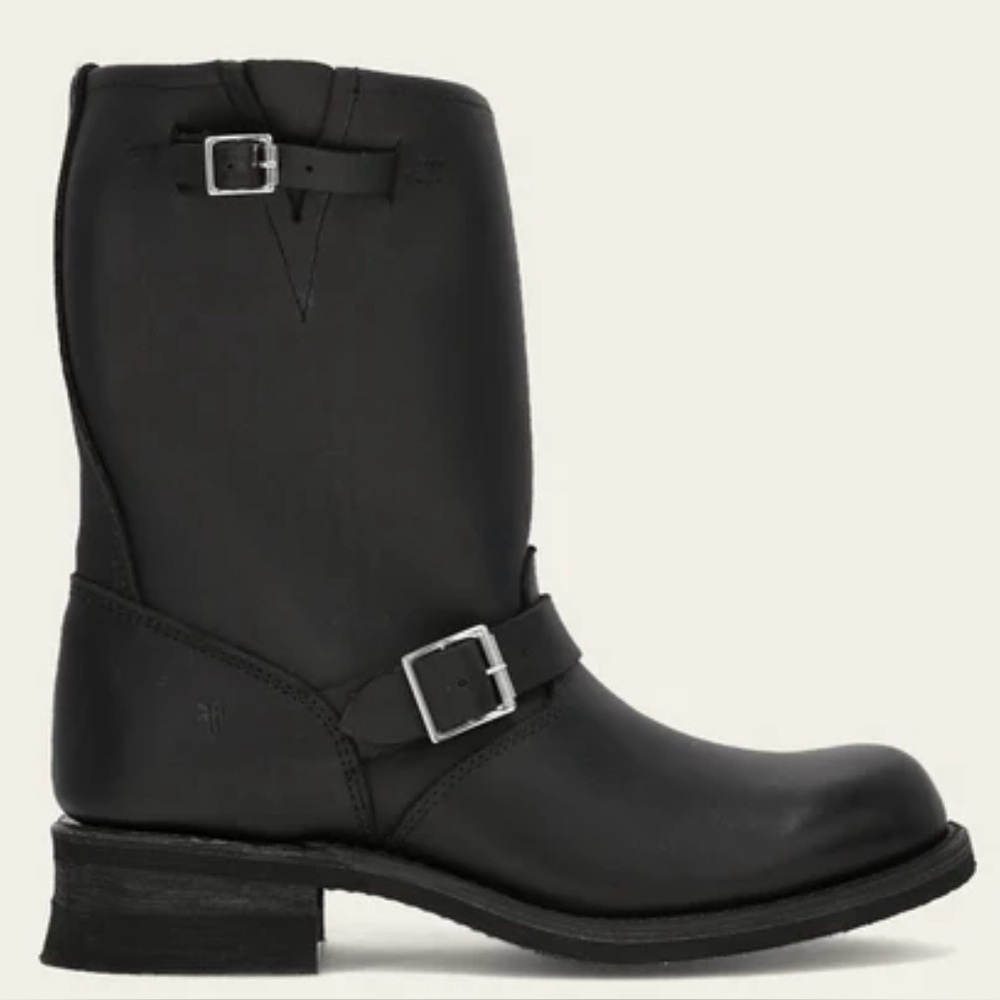 Frye Engineer Boots-Black-Size 11.5